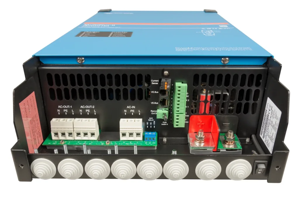 Victron MultiPlus-II 48/5000/70-50 — manufacturer connections view.