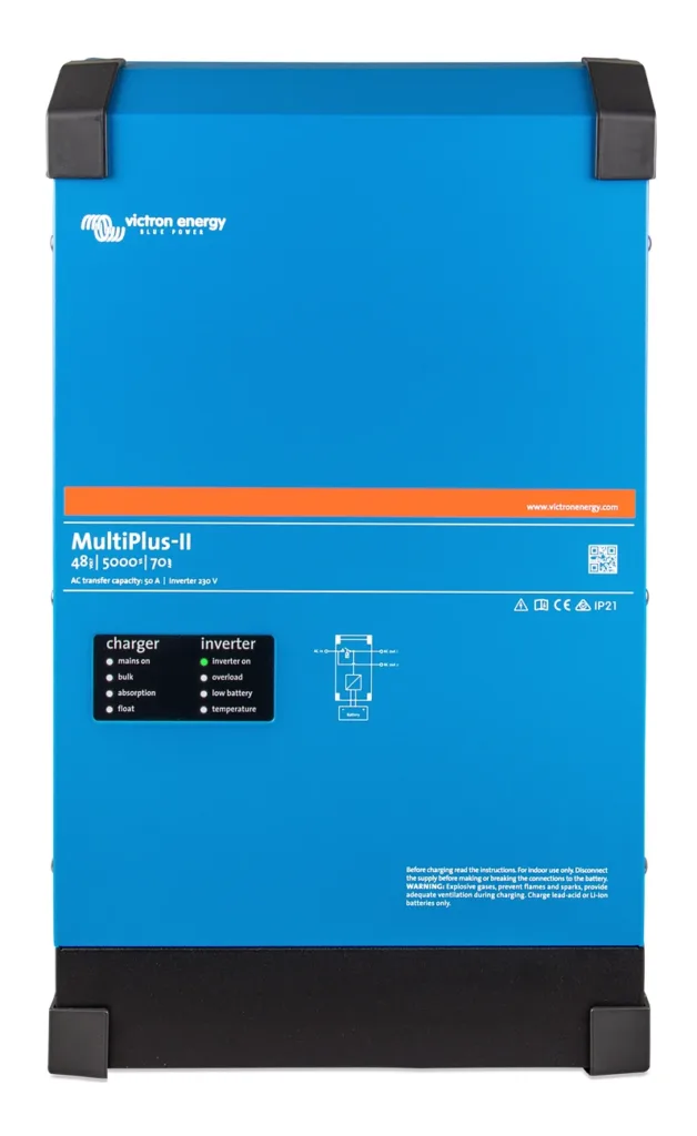 Victron MultiPlus-II 48/5000/70-50 — manufacturer front view.